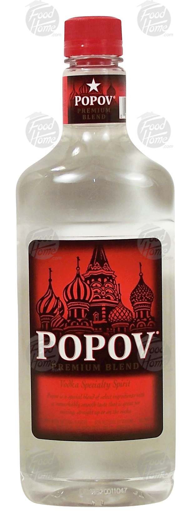 Popov Premium Blend vodka specialty spirit, 40% alc. by vol. Full-Size Picture